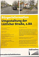 Umbau Lütticher Straße